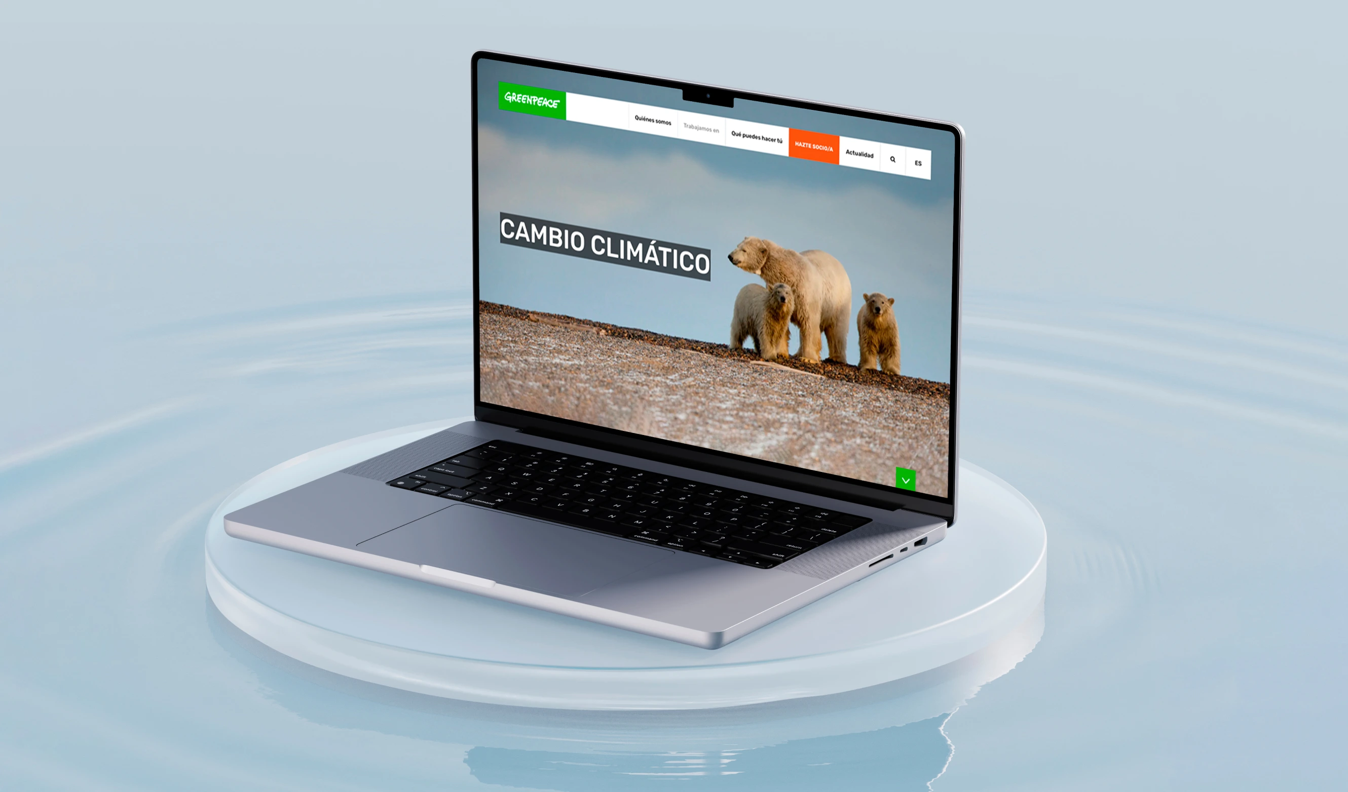 Nueva web de Greenpeace España